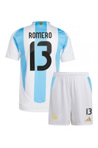 Argentinië Cristian Romero #13 Babytruitje Thuis tenue Kind Copa America 2024 Korte Mouw (+ Korte broeken)